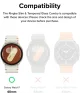 Ringke Slim Hoesje + Tempered Glass - Samsung Galaxy Watch 7 40MM - Matte Clear