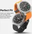 Ringke Slim Extend Hoesje + Tempered Glass - Samsung Watch Ultra - Matte Clear afbeelding 3