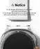 Ringke Slim Extend Hoesje + Tempered Glass - Samsung Watch Ultra - Matte Clear afbeelding 8