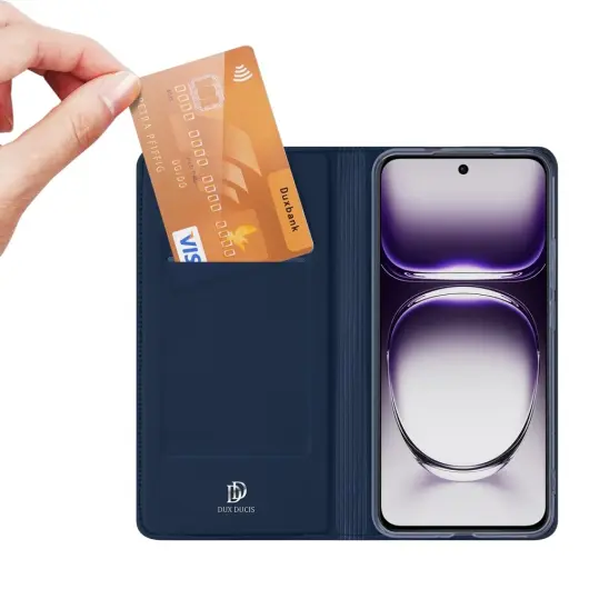 Dux Ducis Skin Pro Oppo Reno 12 Hoesje Portemonnee Blauw afbeelding 2