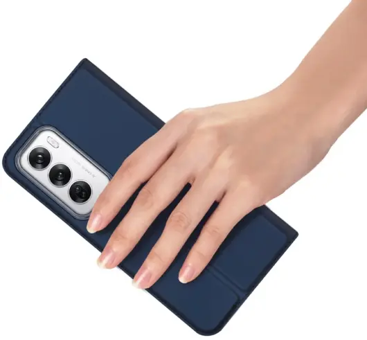 Dux Ducis Skin Pro Oppo Reno 12 Hoesje Portemonnee Blauw afbeelding 7