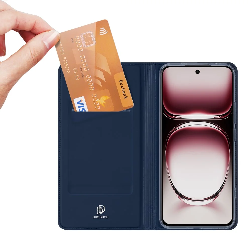 Dux Ducis Skin Pro Oppo Reno 12 Pro Hoesje Portemonnee Blauw afbeelding 2