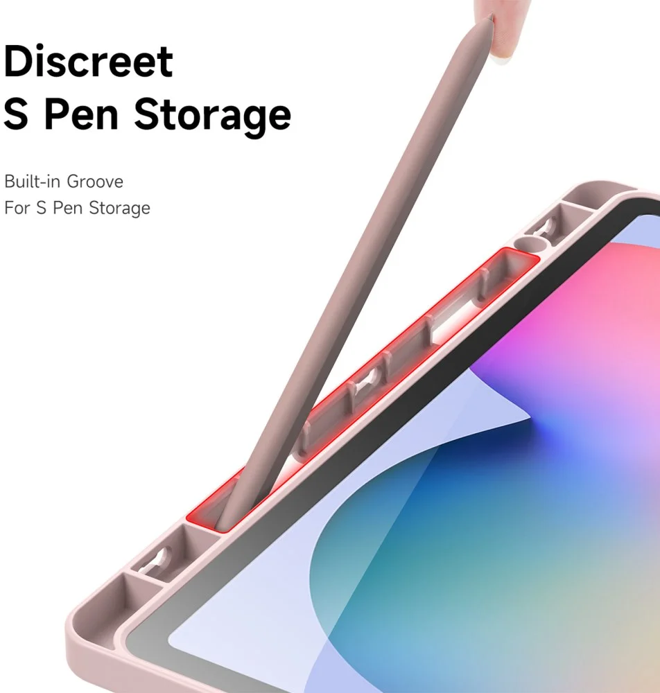 Dux Ducis Magi Samsung Galaxy Tab S6 Lite (2024/2022/2020) Hoes Book Case Roze afbeelding 10