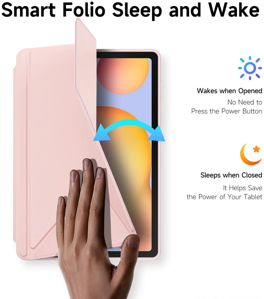 Dux Ducis Magi Samsung Galaxy Tab S6 Lite (2024/2022/2020) Hoes Book Case Roze afbeelding 6