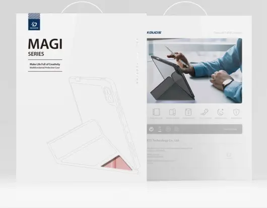 Dux Ducis Magi Samsung Galaxy Tab S6 Lite (2024/2022/2020) Hoes Book Case Roze afbeelding 12
