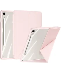 Dux Ducis Magi Samsung Galaxy Tab S9 / S9 FE Hoes V-Fold Book Case Roze