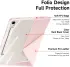 Dux Ducis Magi Samsung Galaxy Tab S9 / S9 FE Hoes V-Fold Book Case Roze afbeelding 9