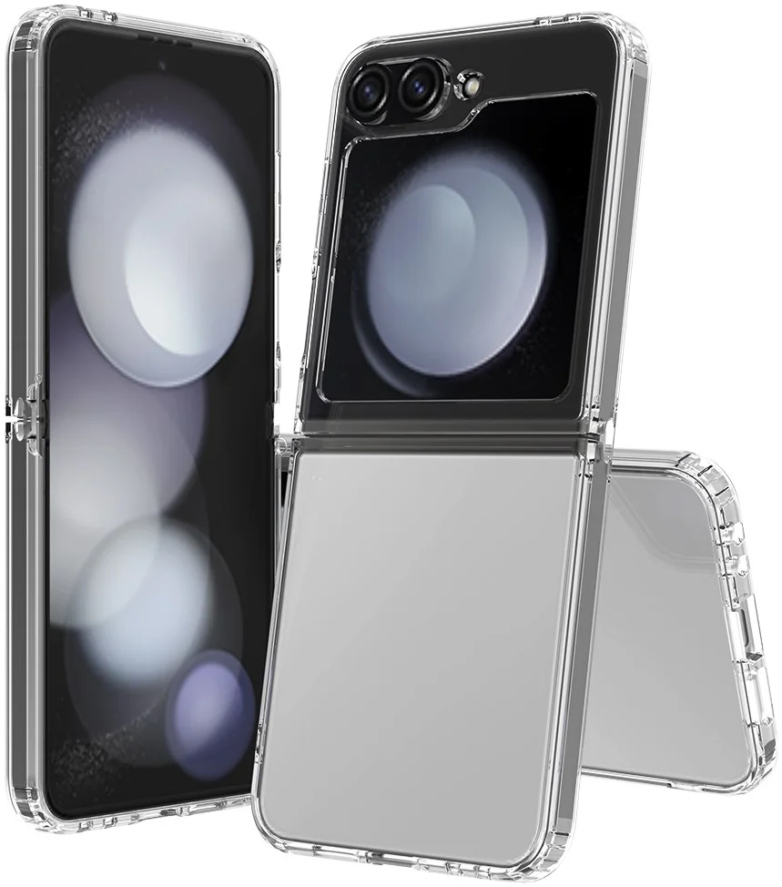 Samsung Galaxy Z Flip 6 Hoesje Dun TPU Back Cover Transparant afbeelding 1