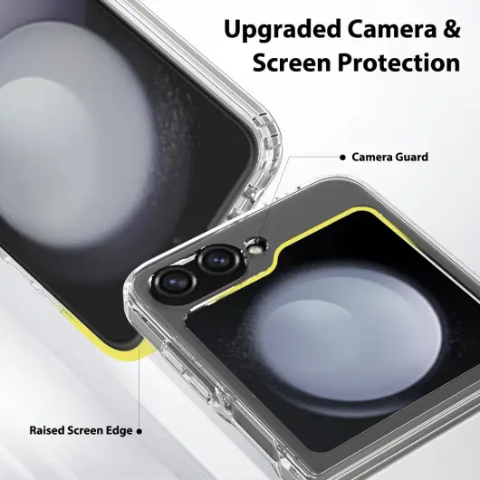 Samsung Galaxy Z Flip 6 Hoesje Dun TPU Back Cover Transparant afbeelding 11