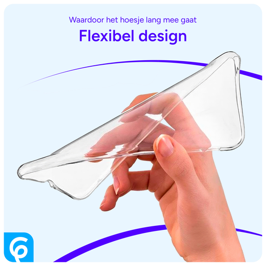 Samsung Galaxy Z Flip 6 Hoesje Schokbestendig en Dun TPU Back Cover Transparant afbeelding 8