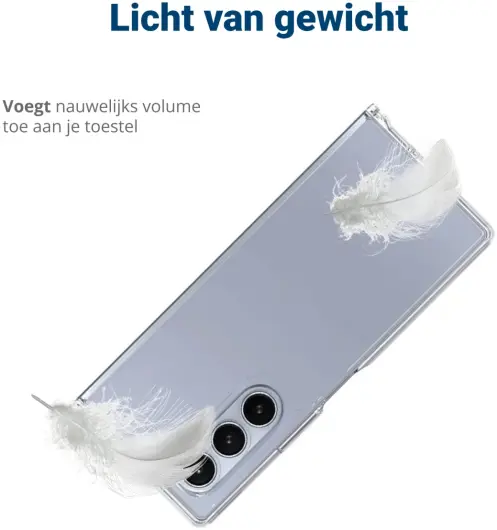 Samsung Galaxy Z Fold 6 Hoesje Schokbestendig en Dun TPU Back Cover Transparant afbeelding 6