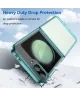 Samsung Galaxy Z Flip 6 Hoesje Shock Proof Back Cover Transparant Groen