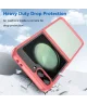 Samsung Galaxy Z Flip 6 Hoesje Shock Proof Back Cover Transparant Roze