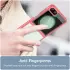 Samsung Galaxy Z Flip 6 Hoesje Shock Proof Back Cover Transparant Roze afbeelding 6