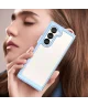 Samsung Galaxy Z Fold 6 Hoesje Shock Proof Back Cover Transparant/Blauw