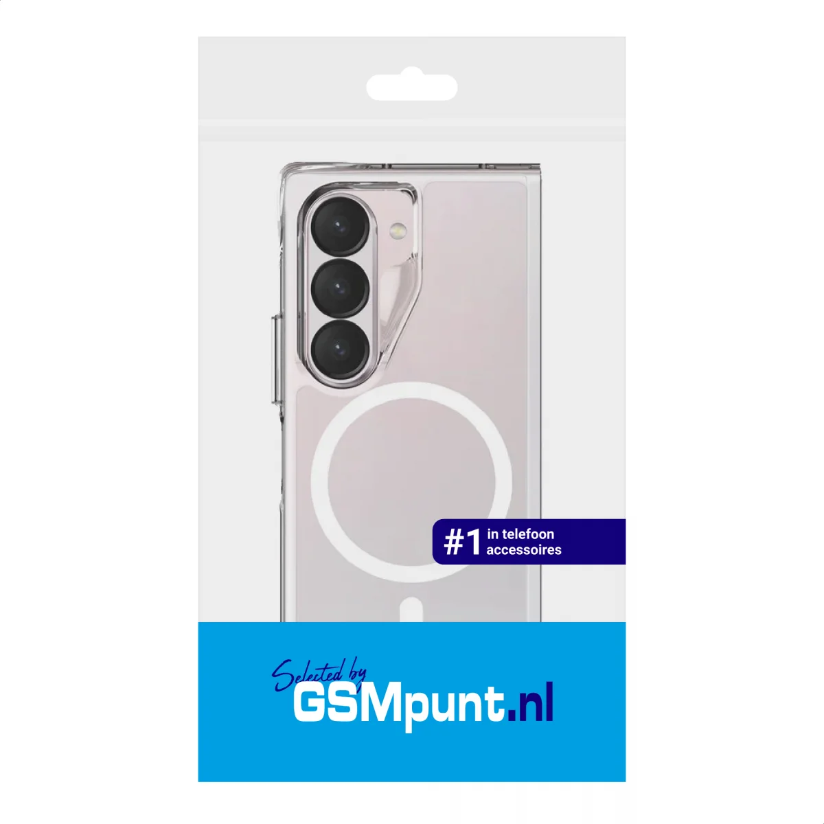 Samsung Galaxy Z Fold 6 Hoesje met MagSafe Dun TPU Back Cover Transparant afbeelding 14