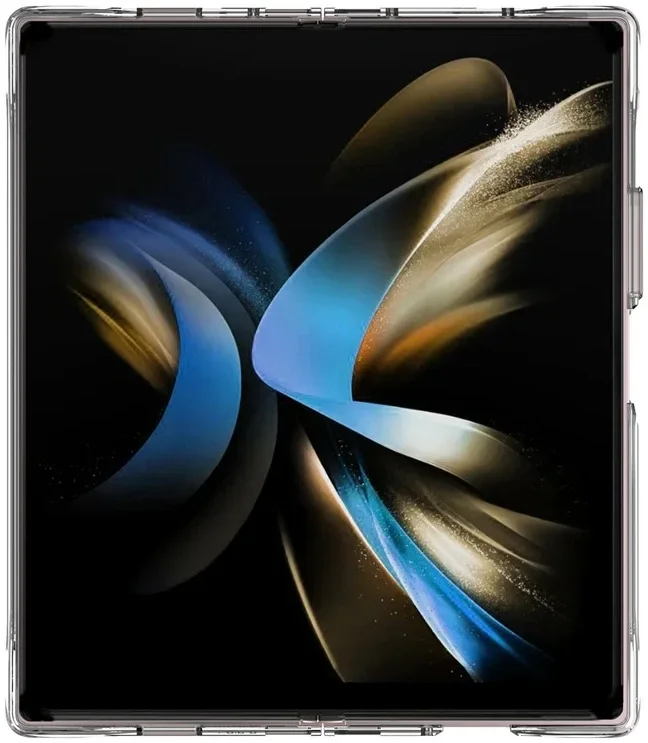 Samsung Galaxy Z Fold 6 Hoesje met MagSafe Dun TPU Back Cover Transparant afbeelding 3