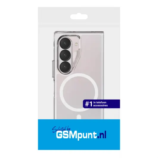 Samsung Galaxy Z Fold 6 Hoesje met MagSafe Dun TPU Back Cover Transparant afbeelding 14