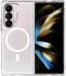 Samsung Galaxy Z Fold 6 Hoesje met MagSafe Dun TPU Back Cover Transparant afbeelding 2