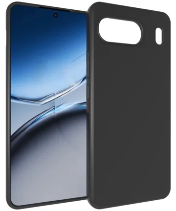 OnePlus Nord 4 Hoesje Dun TPU Back Cover Zwart Hoesjes