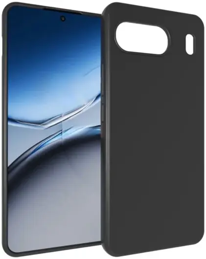 OnePlus Nord 4 Hoesje Dun TPU Back Cover Zwart afbeelding 1