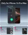 ESR Cyber Armor Apple iPhone 16 Pro Max Hoesje MagSafe met Stand Grijs afbeelding 2
