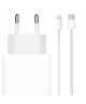 Originele Apple 20W USB-C Oplader met Lightning Kabel 1 Meter Wit