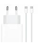 Originele Apple 20W USB-C Oplader met Geweven USB-C Kabel 1 Meter Wit