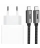 Originele Apple 20W USB-C Oplader met Buddi USB-C Kabel 1 Meter