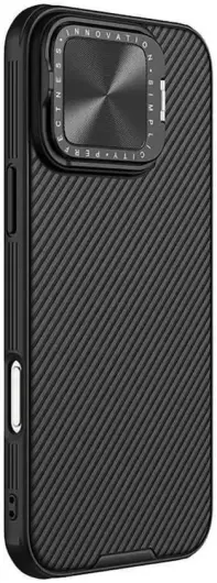 Nillkin CamShield Prop iPhone 16 Pro Hoesje MagSafe Back Cover Zwart afbeelding 8