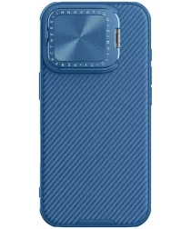 Nillkin CamShield Prop iPhone 16 Pro Hoesje MagSafe Back Cover Blauw