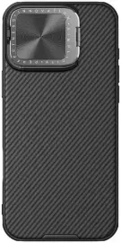 Nillkin CamShield Prop iPhone 16 Pro Max Hoesje MagSafe Back Cover Zwart