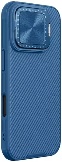 Nillkin CamShield Prop iPhone 16 Pro Max Hoesje MagSafe Back Cover Blauw afbeelding 9