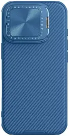Nillkin CamShield Prop iPhone 16 Pro Max Hoesje MagSafe Back Cover Blauw