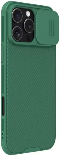 Nillkin CamShield MagSafe Apple iPhone 16 Pro Max Hoesje Camera Slider Groen afbeelding 2
