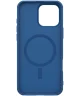 Nillkin Frosted Shield Apple iPhone 16 Pro Hoesje MagSafe Back Cover Blauw