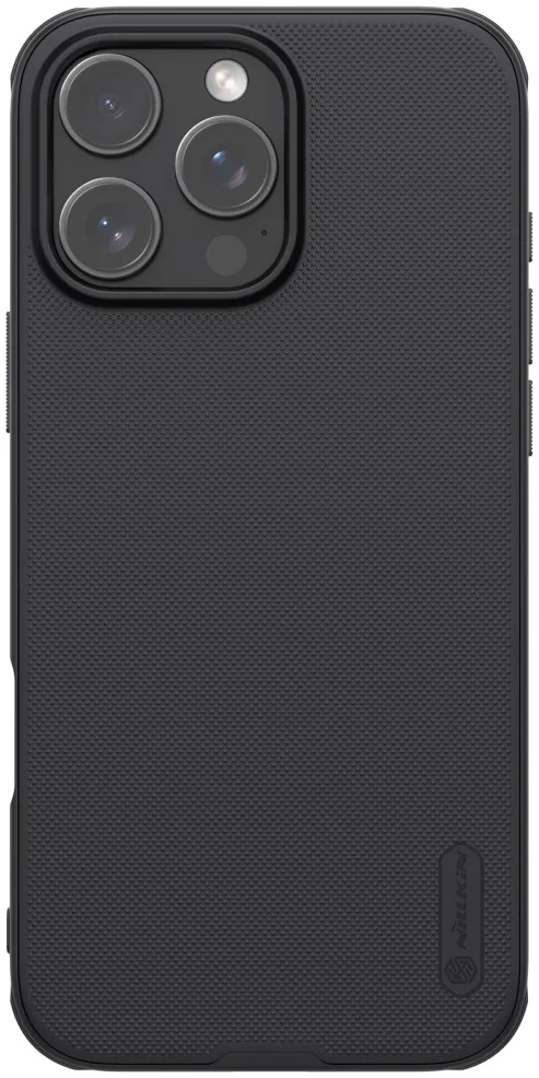 Nillkin Frosted Shield Apple iPhone 16 Pro Max Hoesje MagSafe Back Cover Zwart afbeelding 1