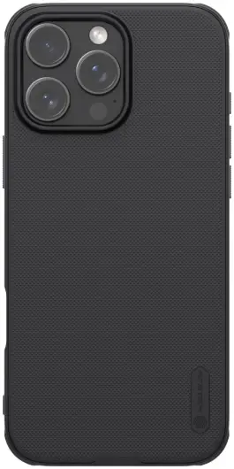 Nillkin Frosted Shield Apple iPhone 16 Pro Max Hoesje MagSafe Back Cover Zwart afbeelding 1