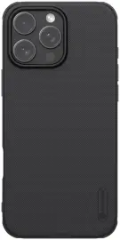 Nillkin Frosted Shield Apple iPhone 16 Pro Max Hoesje MagSafe Back Cover Zwart