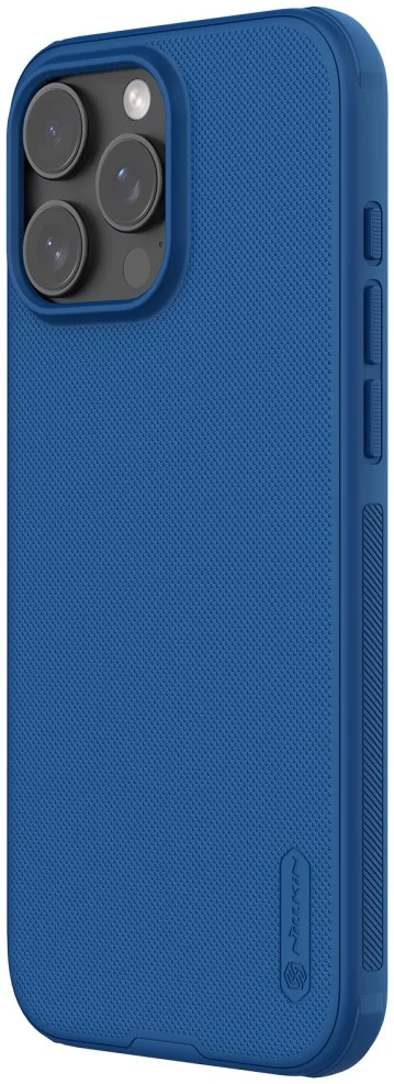 Nillkin Frosted Shield Apple iPhone 16 Pro Max Hoesje MagSafe Back Cover Blauw afbeelding 2
