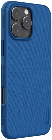Nillkin Frosted Shield Apple iPhone 16 Pro Max Hoesje MagSafe Back Cover Blauw afbeelding 8