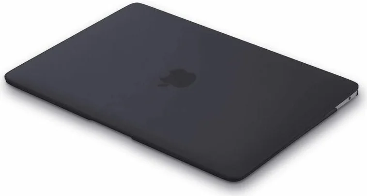 Techsuit MacBook Air 13 (2020) Case met Anti Slip Laag Matte Zwart afbeelding 2