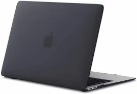 Techsuit MacBook Air 13 (2020) Case met Anti Slip Laag Matte Zwart
