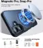TORRAS Ostand Pro MagSafe Apple iPhone 16 Plus Hoesje 360° MagSafe Stand Zwart afbeelding 9