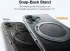 TORRAS Ostand Pro MagSafe Apple iPhone 16 Plus Hoesje 360° MagSafe Stand Clear afbeelding 18