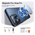 TORRAS Ostand Pro MagSafe Apple iPhone 16 Pro Hoesje 360° MagSafe Stand Zwart afbeelding 2
