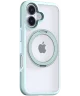 TORRAS Ostand R Fusion Apple iPhone 16 Hoesje 360° MagSafe Stand Groen