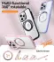 TORRAS Ostand R Fusion Apple iPhone 16 Pro Hoesje 360° MagSafe Stand Roze afbeelding 2