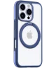 TORRAS Ostand R Fusion Apple iPhone 16 Pro Hoesje 360° MagSafe Stand Blauw