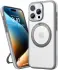 TORRAS Ostand R Fusion Apple iPhone 16 Pro Max Hoesje 360° MagSafe Stand Grijs afbeelding 2